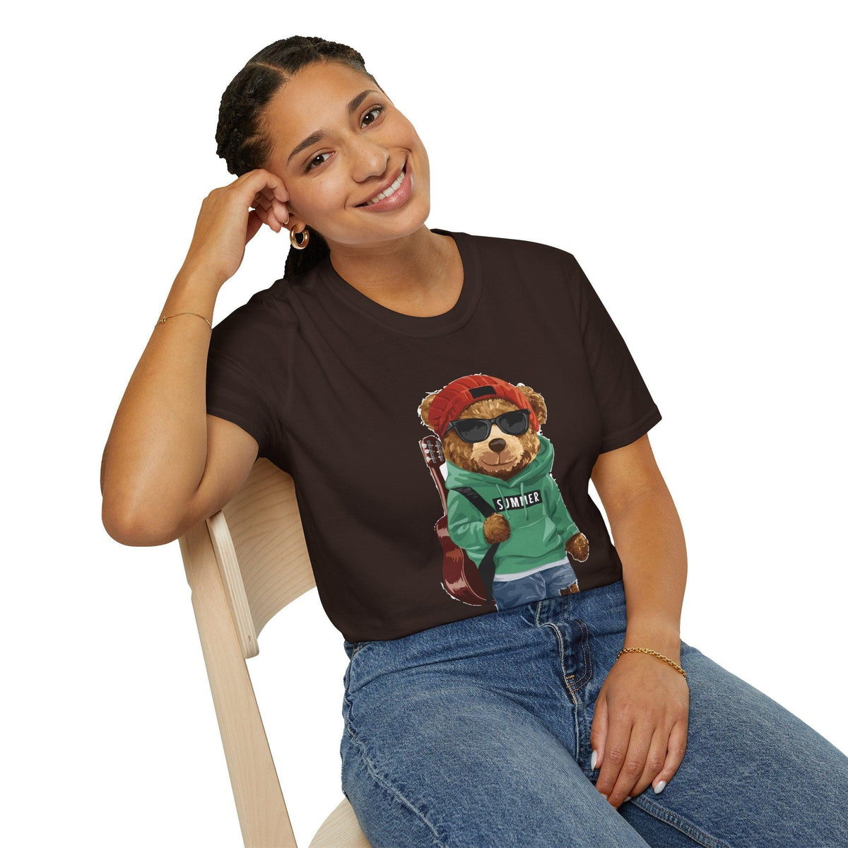 Teddy Bear Unisex short sleeve tee women