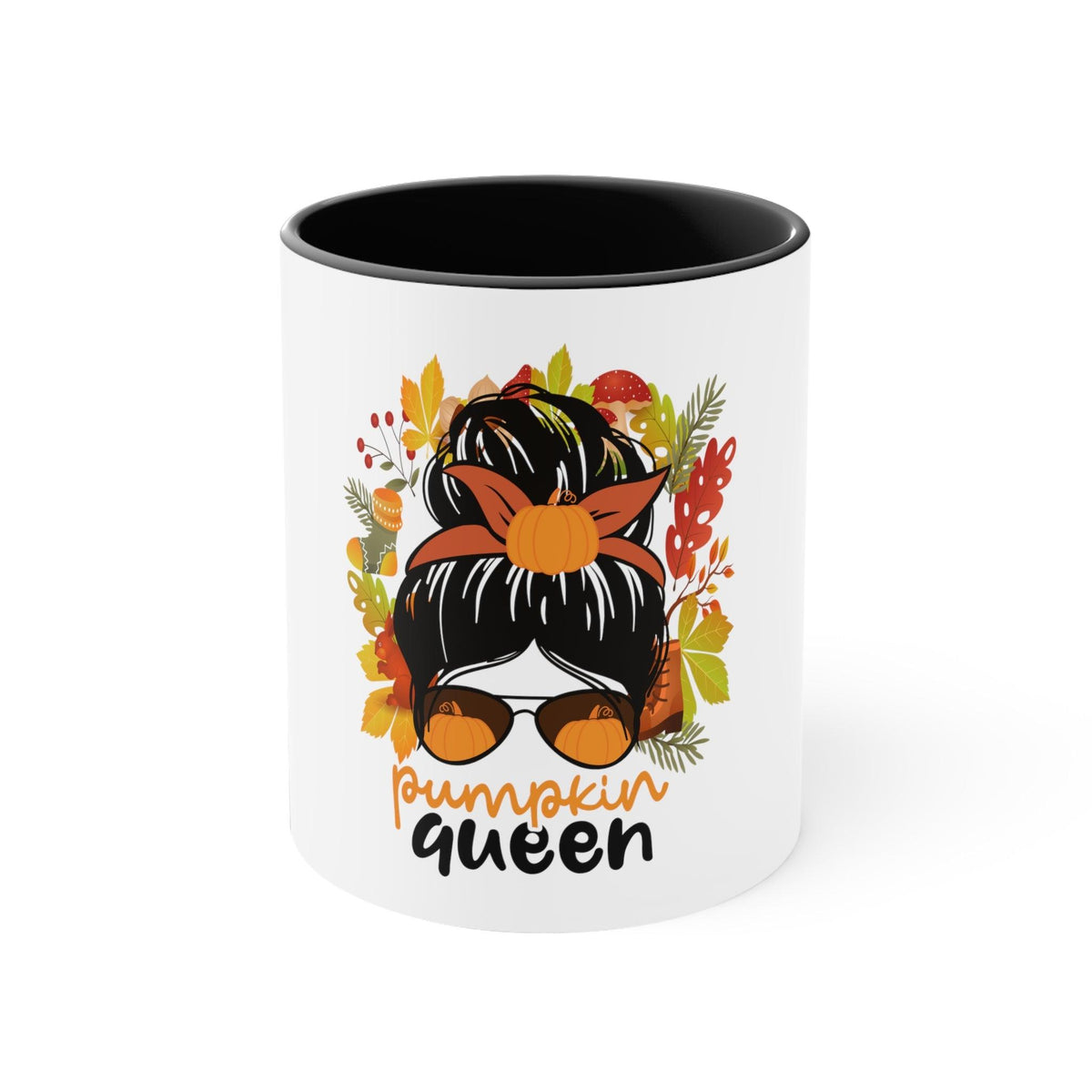 Pumpkin Queen Design 11oz modern coffee mugs