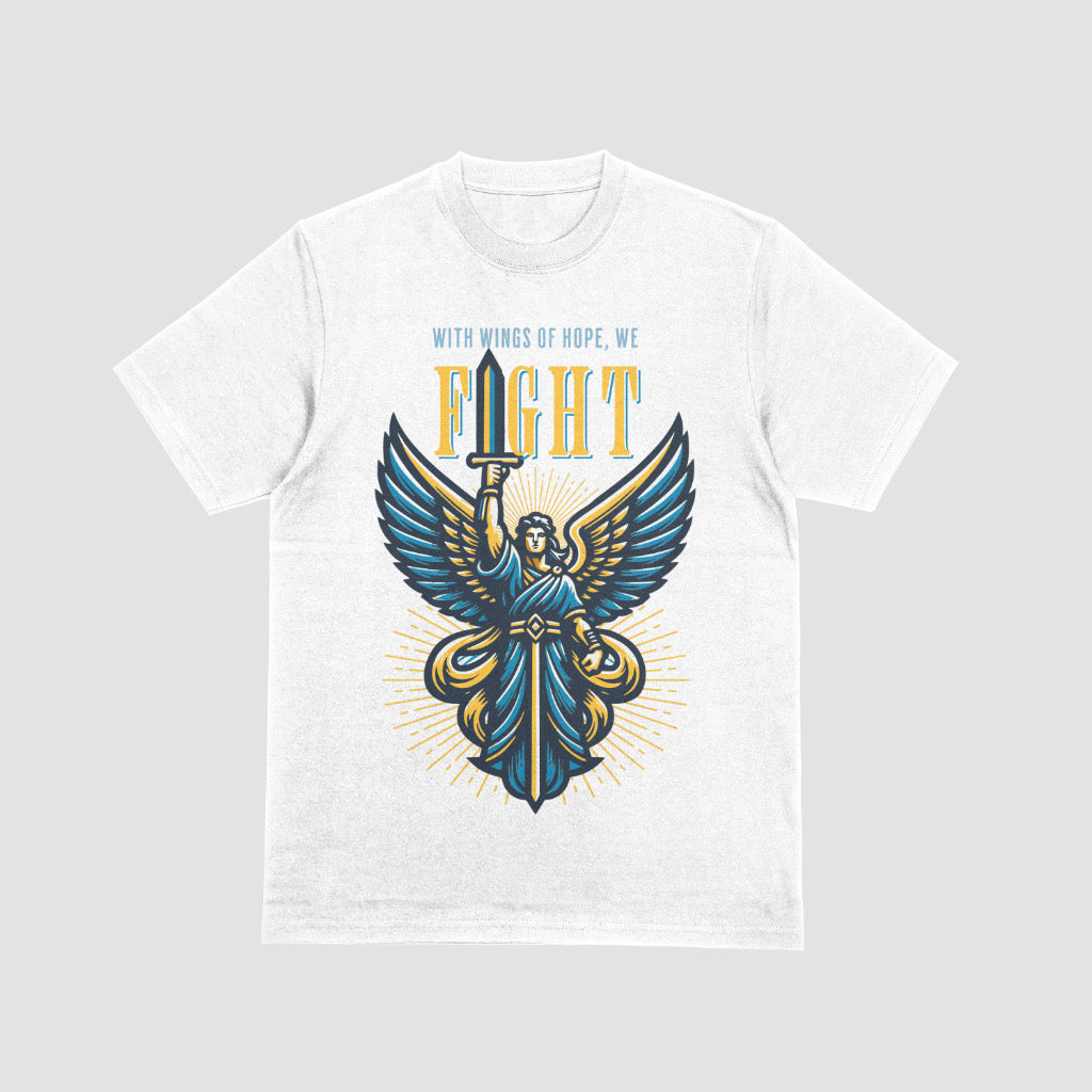 Unisex T-shirt Customized With Saint Michael Angel Warrior Defender Fight Patriotic